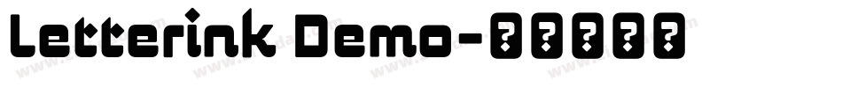 Letterink Demo字体转换